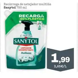 Sorli SANYTOL Recàrrega de netejador multiús oferta