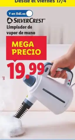 Lidl SILVERCREST Limpiador de vapor de mano oferta