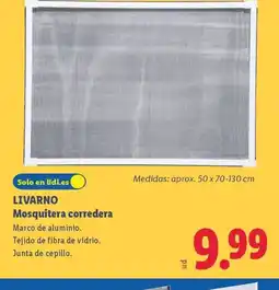 Lidl LIVARNO Mosquitera corredera oferta