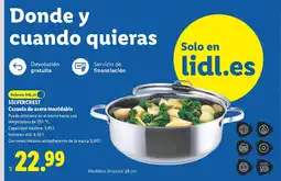 Lidl SILVERCREST Cazuela de acero inoxidable oferta