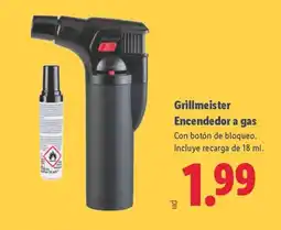 Lidl GRILLMEISTER Encendedor a gas oferta