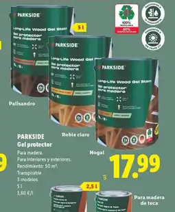 Lidl PARKSIDE Gel protector oferta