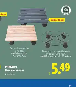 Lidl PARKSIDE Base con ruedas oferta