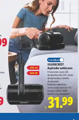 Lidl SILVERCREST Aspirador antiácaros oferta