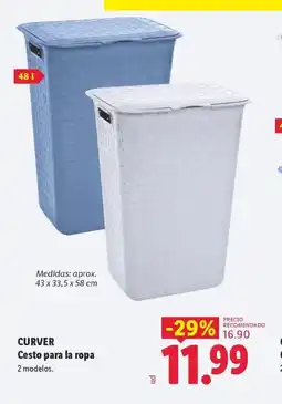 Lidl CURVER Cesto para la ropa oferta