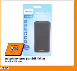 Action Batería externa portátil Philips oferta