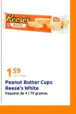 Action Peanut Butter Cups Reese's White oferta