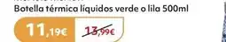 Prénatal Botella termica liquido verde o lila oferta