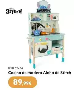 Prénatal Wood'n play - cocina de madera aloha de stitch oferta