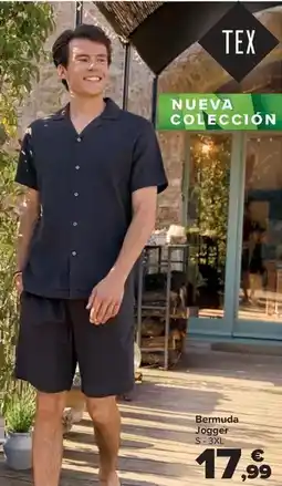 Carrefour Tex - bermuda jogger oferta
