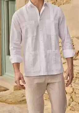 Carrefour Tex - camisa guayabera s - 3xl o pantalon chino con lino 38 - 52 oferta