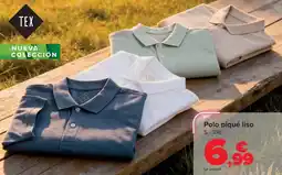 Carrefour Polo pique liso oferta