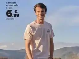 Carrefour Camiseta estampada oferta