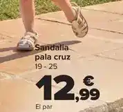 Carrefour Sandalia pala cruz oferta