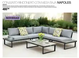 Optimus Conjunto rinconero con mesa baja napoles oferta