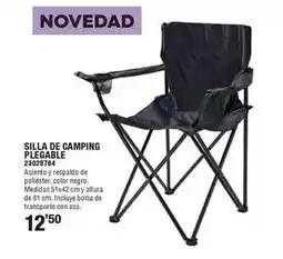 Optimus Silla de camping plegable oferta