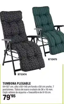 Optimus Tumbona plegable oferta