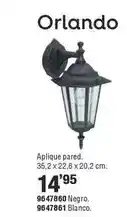 Optimus Orlando - aplique pared oferta