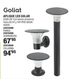 Optimus Goliat - aplique led solar oferta