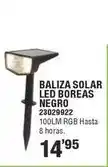 Optimus Baliza solar led boreas negro oferta