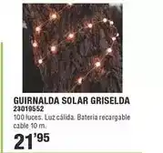Optimus Guirnalda solar griselda oferta