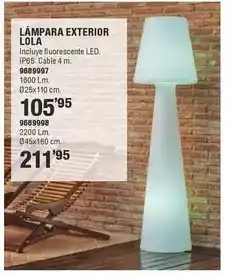 Optimus Lámpara exterior lola oferta