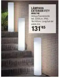 Optimus Lámpara exterior fity oferta