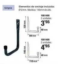 Optimus Nivel - gancho multiusos mural oferta