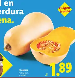 Lidl Calabaza oferta
