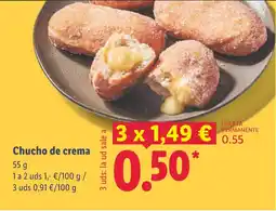 Lidl Chucho de crema oferta