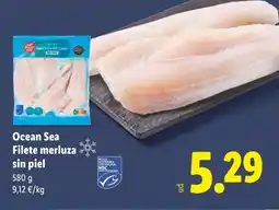 Lidl Ocean Sea Filete merluza sin piel oferta