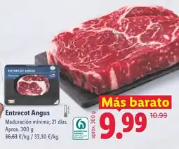Lidl Entrecot Angus oferta