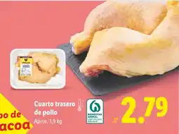 Lidl Cuarto trasero de pollo oferta