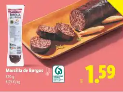 Lidl Morcilla de Burgos oferta