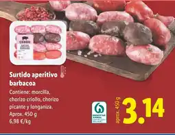 Lidl Surtido aperitivo barbacoa oferta