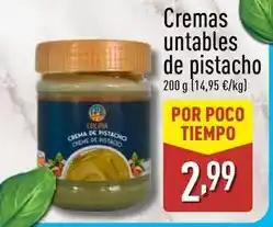 ALDI Cucina - cremas untables de pistacho oferta