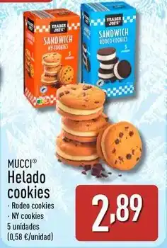 ALDI Mucci - helado cookies oferta