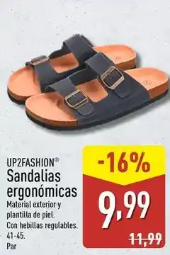 ALDI Up2fashion - sandalias ergonómicas oferta