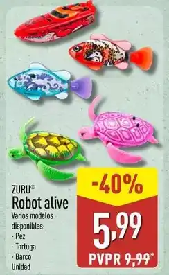 ALDI Zuru - robot alive oferta