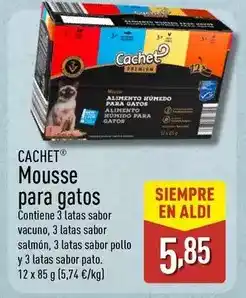ALDI Cachet - mousse para gatos oferta