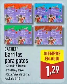ALDI Cachet - barritas para gatos oferta