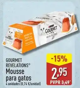 ALDI Purina - gourmet revelations mousse para gatos oferta