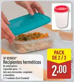 ALDI Sp-berner - recipientes hermeticos oferta