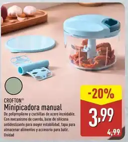 ALDI Crofton - minipicadora manual oferta