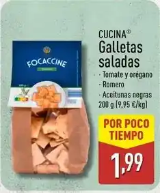 ALDI Cucina - galletas saladas oferta