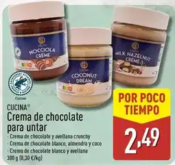 ALDI Cucina - crema de chocolate para untar oferta