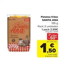 Carrefour Santa ana - patatas fritas oferta