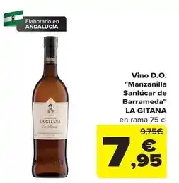 Carrefour La gitana - vino d.o. manzanilla sanlucar de barrameda oferta