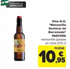 Carrefour Rama - vino d.o. manzanilla sanlucar de barrameda oferta