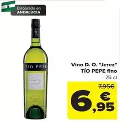 Carrefour Pepe - vino d.o. jerez fino oferta